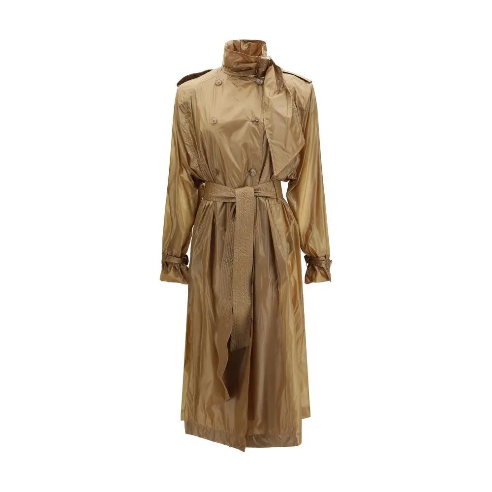 Trench-coat Saint Laurent en polyamide beige
