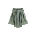Short Bermuda bicolore en agneau Ovis Aries Aries Balmain