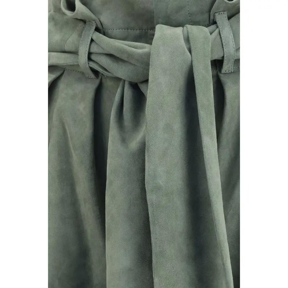 Short Bermuda bicolore en agneau Ovis Aries Aries Balmain