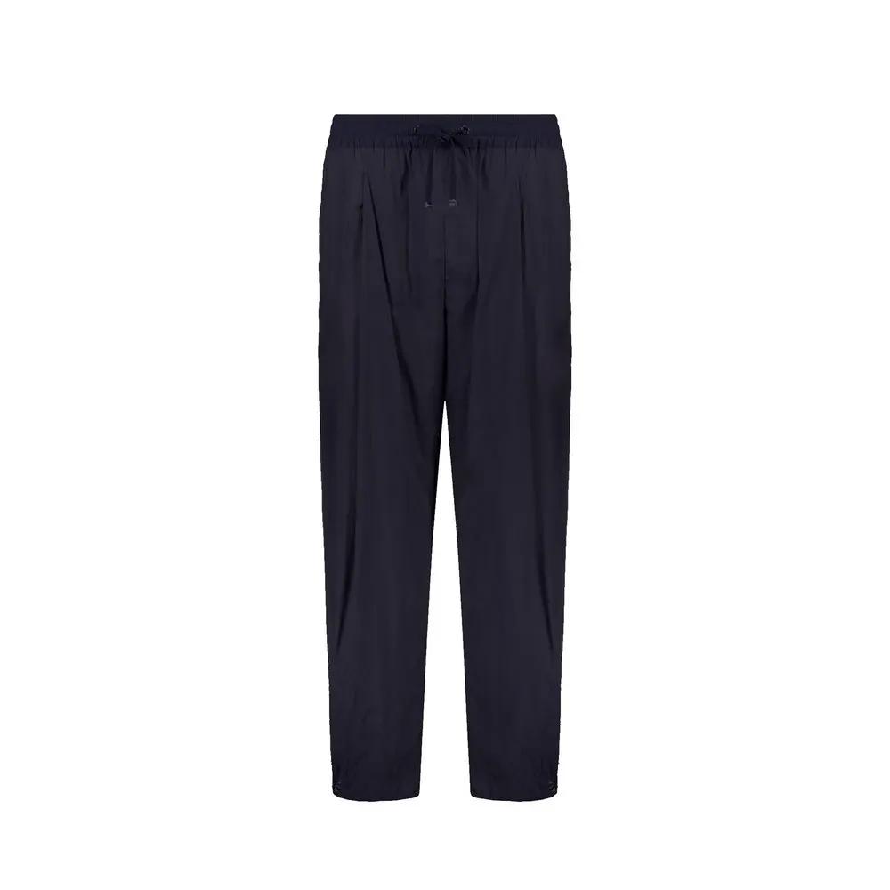 Herno Blue Elastane Casual Pants