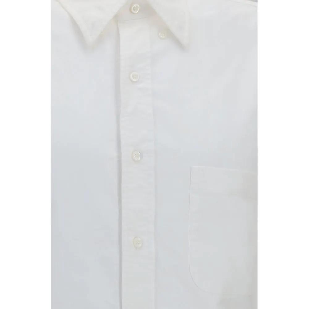 Thom Browne White Cotton Shortsleeve Shirt