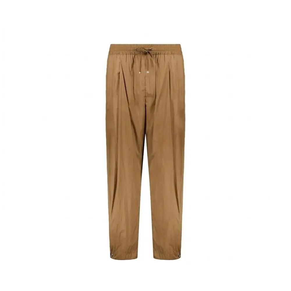 Pantalon décontracté Herno marron en élasthanne