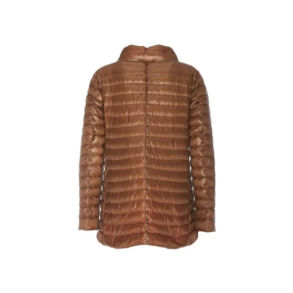 Herno Brown Polyamide Coat