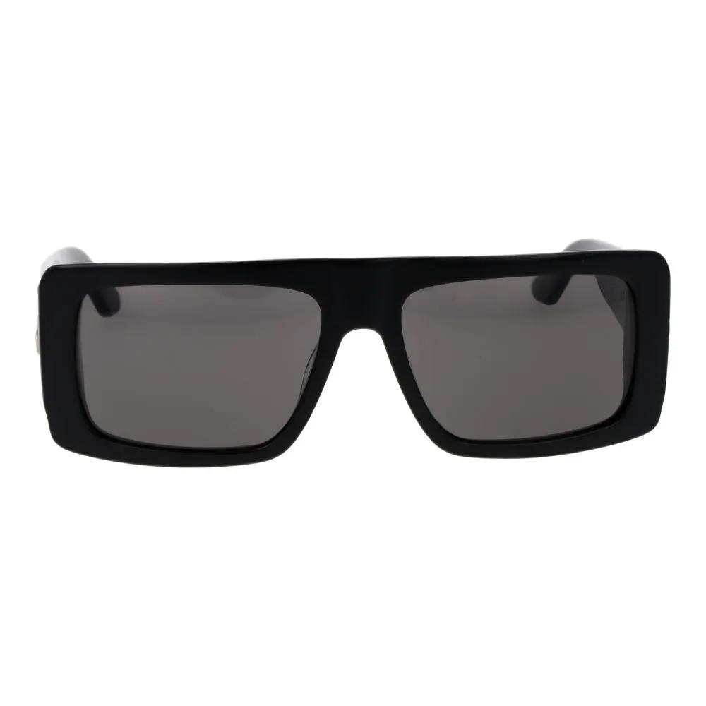 Lunettes de soleil GCDS en acétate noir