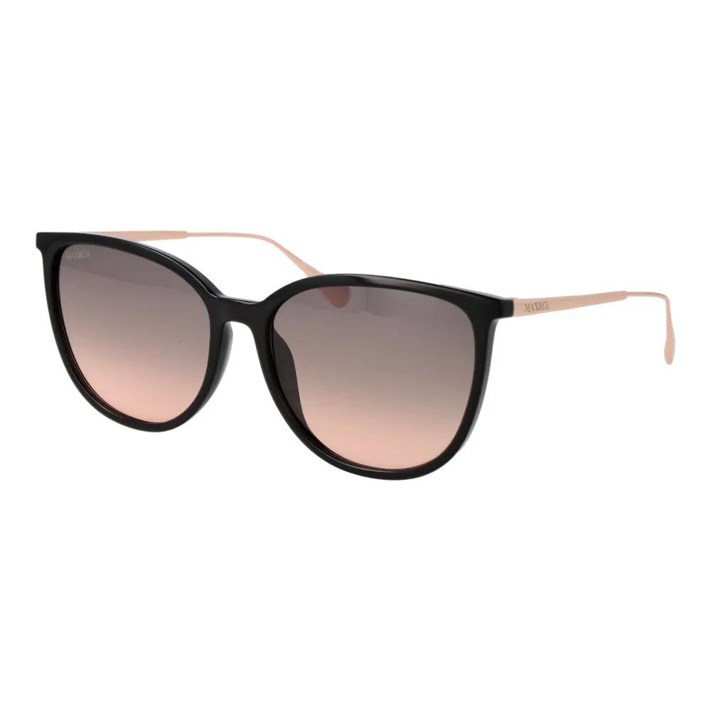 Lunettes de soleil en plastique noir Max & Co