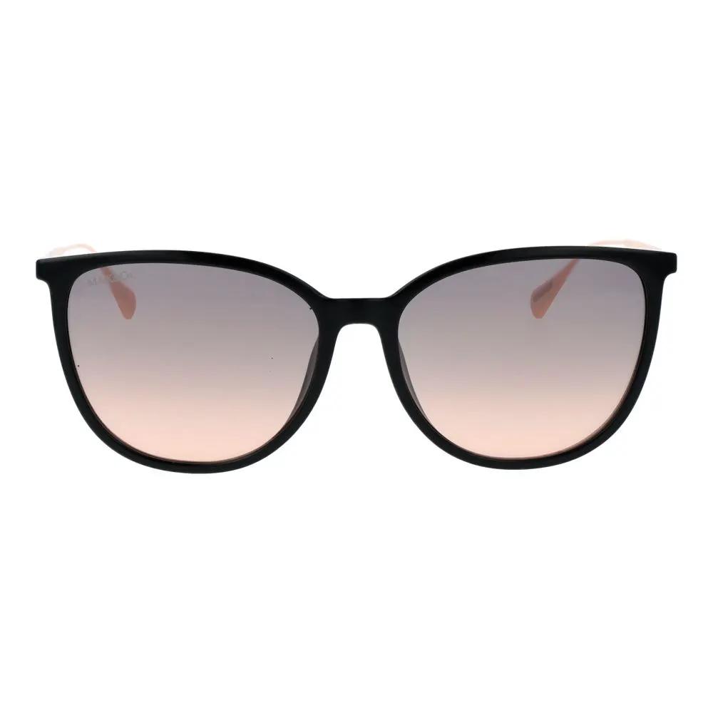 Lunettes de soleil en plastique noir Max & Co