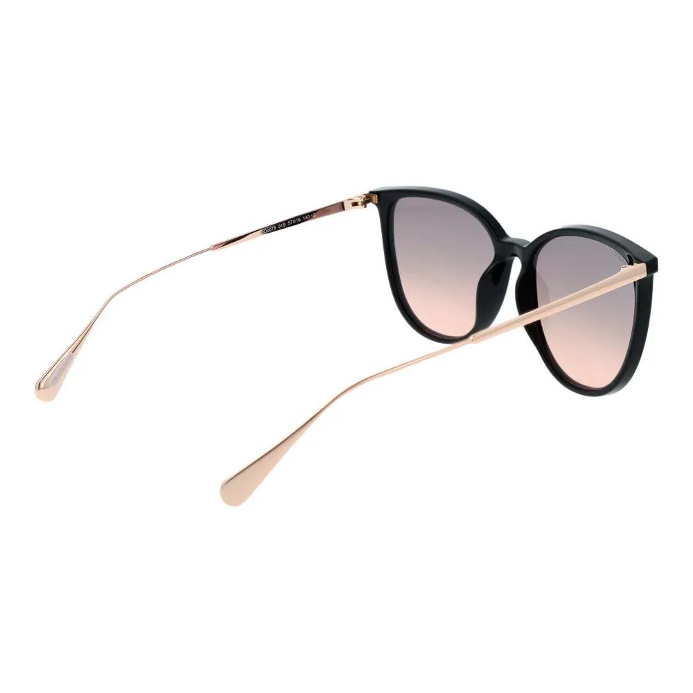 Lunettes de soleil en plastique noir Max & Co