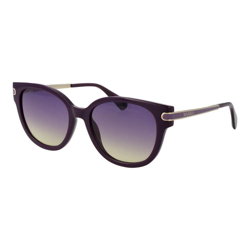 Lunettes de soleil en plastique violettes Max & Co