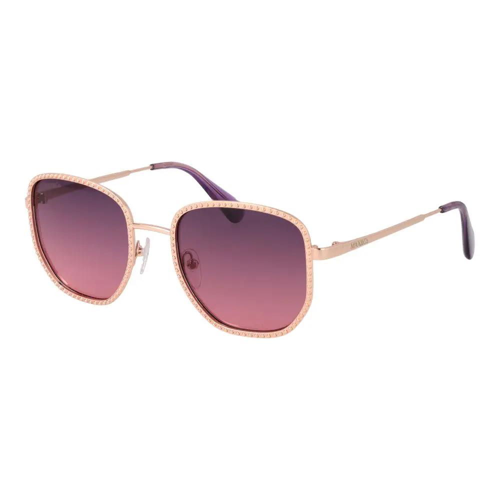Lunettes de soleil Max &amp; Co en métal doré rose