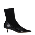Bottines en cuir noir Jacquemus