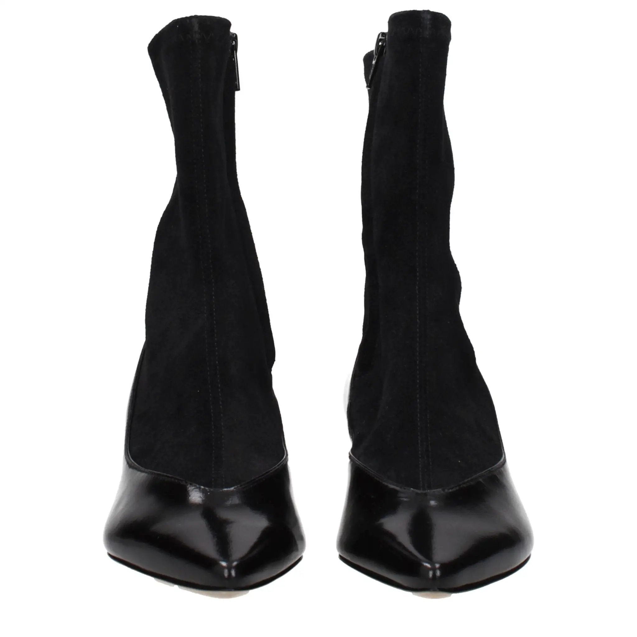 Bottines en cuir noir Jacquemus