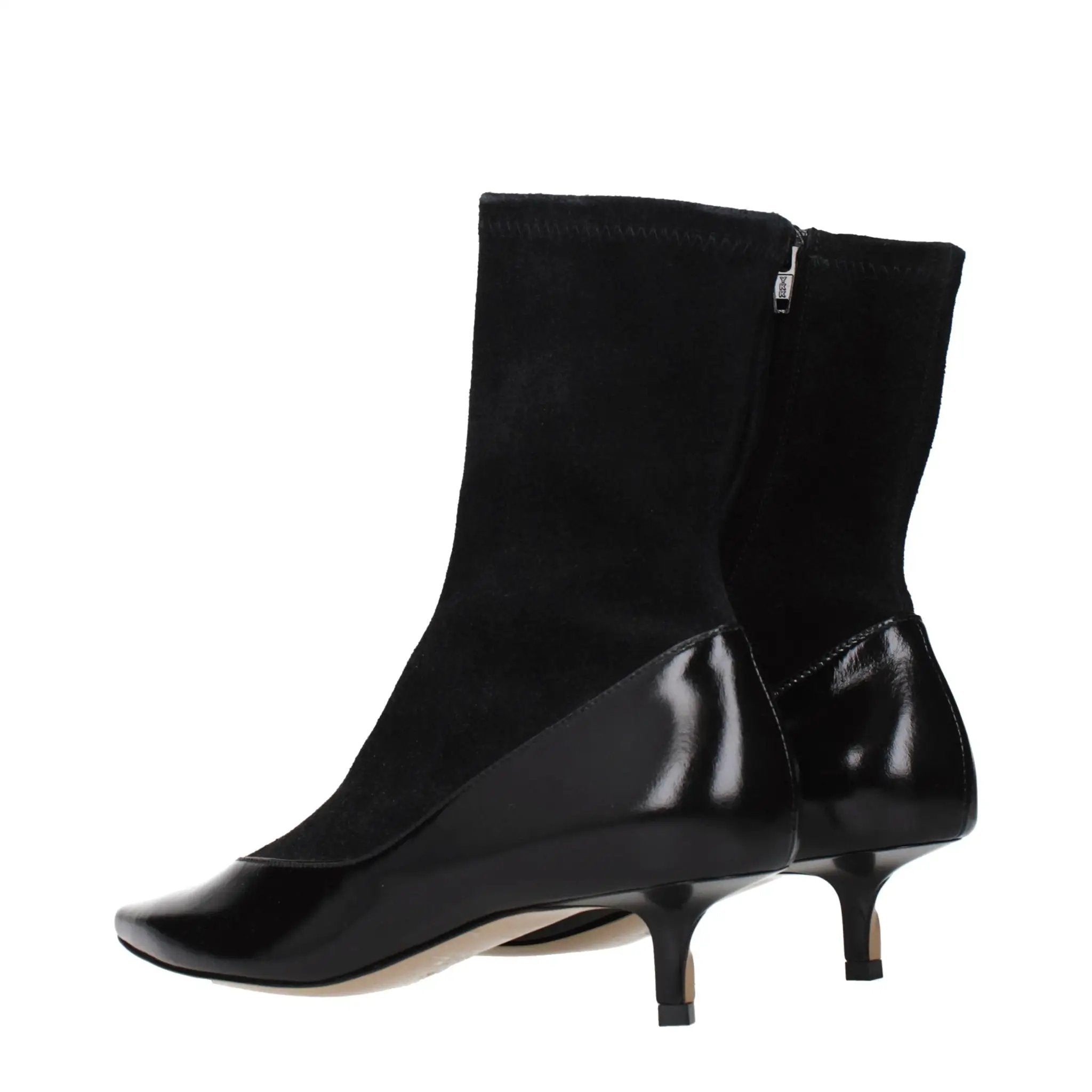 Bottines en cuir noir Jacquemus