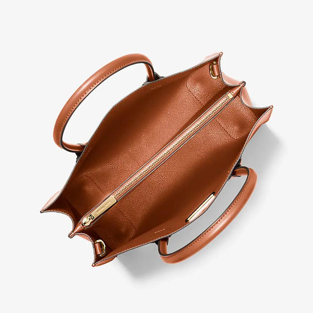 Sac à main en fourrure marron Michael Kors
