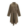 Calvin Klein Bicolor Cotton Trench Coat