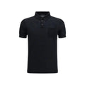 Polo Aragona en Coton Noir Cachemire