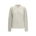 Calvin Klein Beige Silk Polo Shirt
