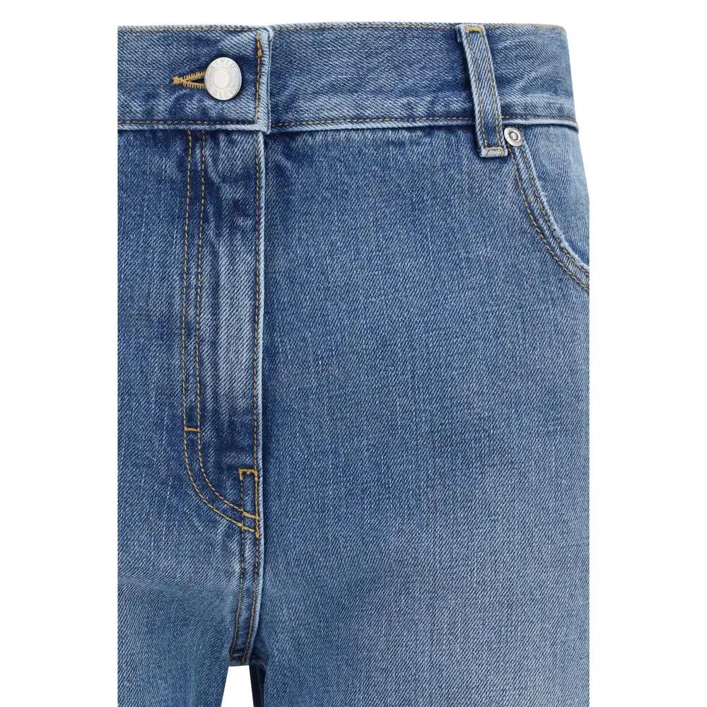 Jean droit en coton bleu Calvin Klein