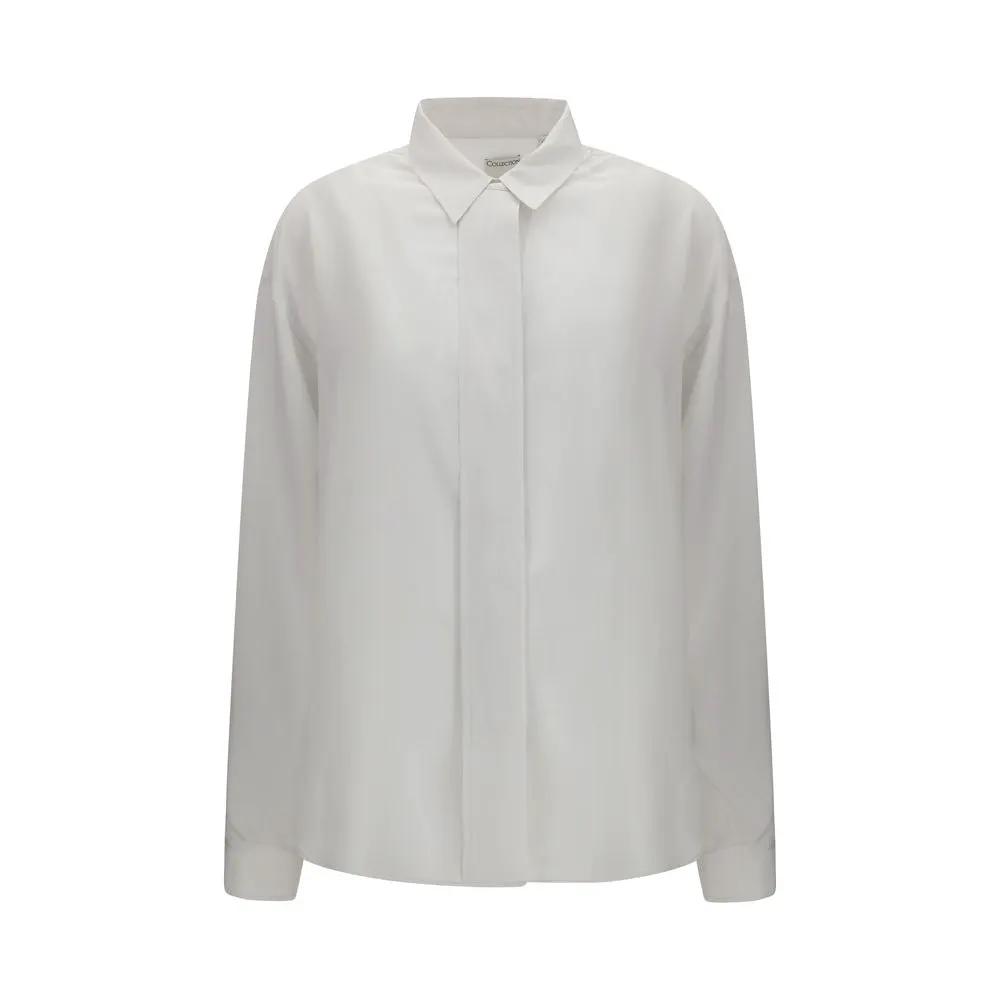 Chemise en soie blanche Calvin Klein