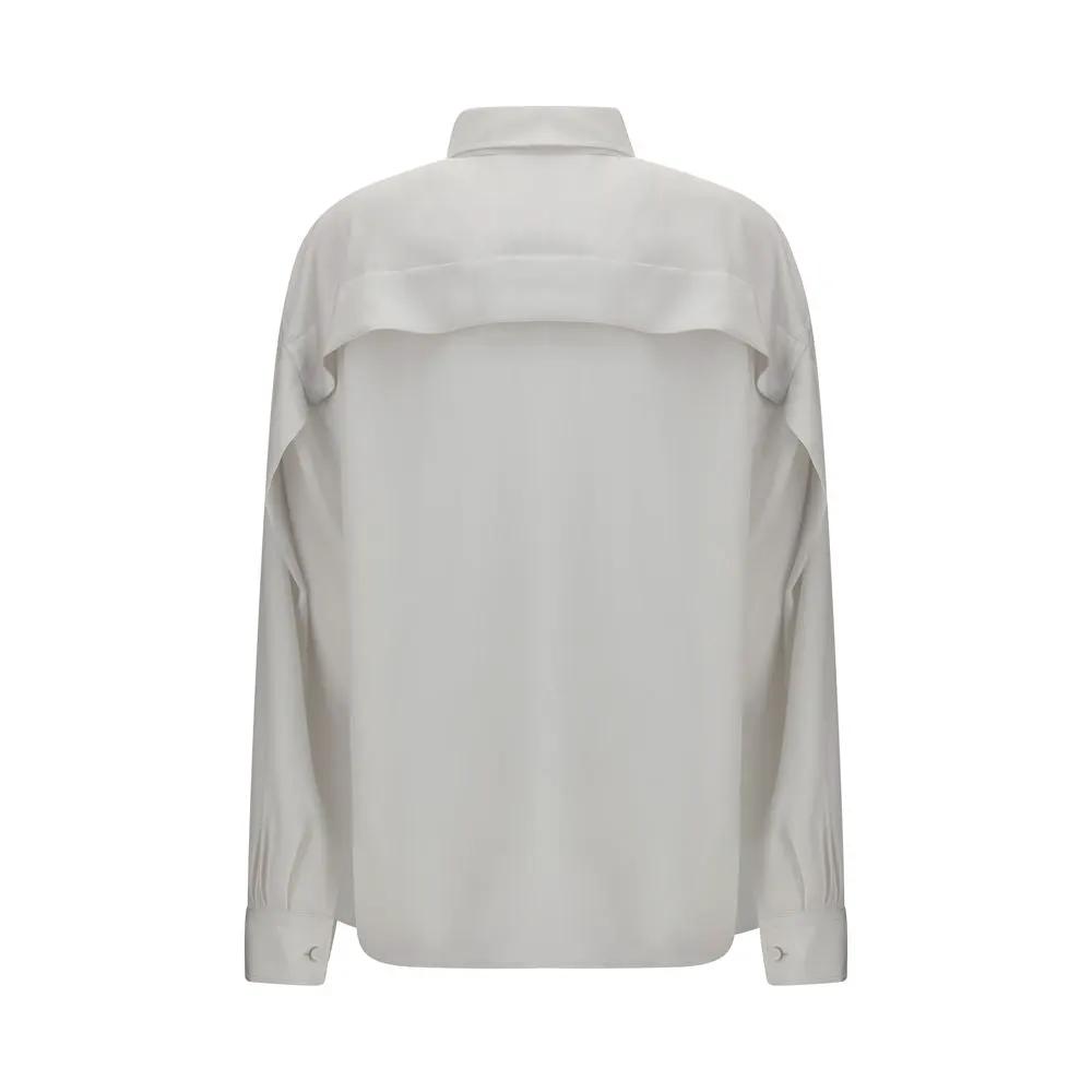 Chemise en soie blanche Calvin Klein