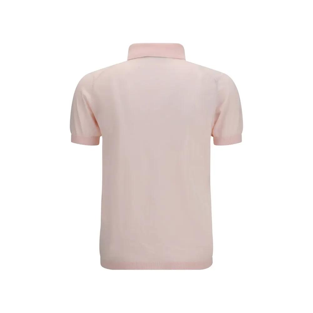 Polo en coton multicolore Aragona Cachemire
