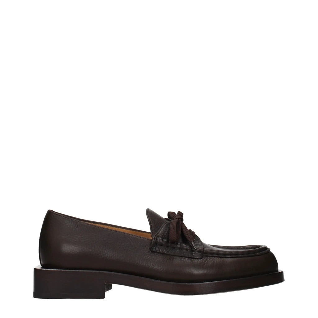 Mocassins en cuir marron Jacquemus