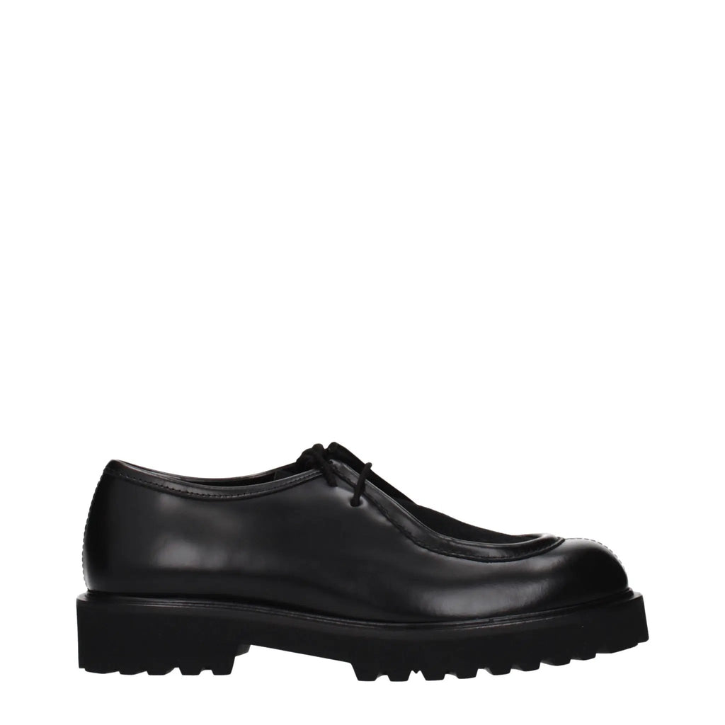 Chaussures Oxford et derbies en cuir noir Max Mara