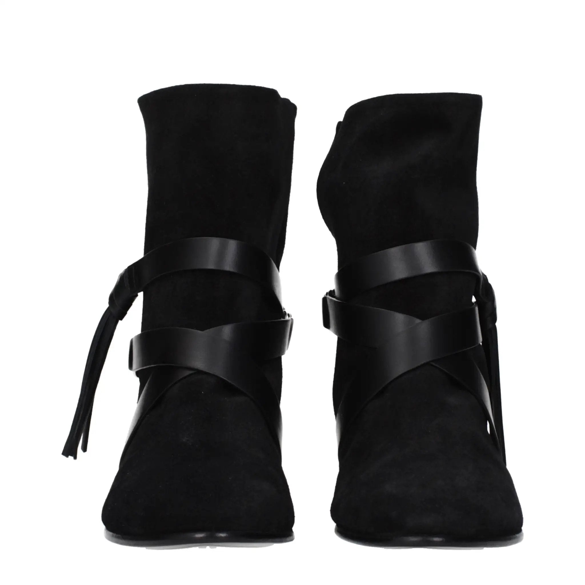 Bottes en cuir noir Isabel Marant