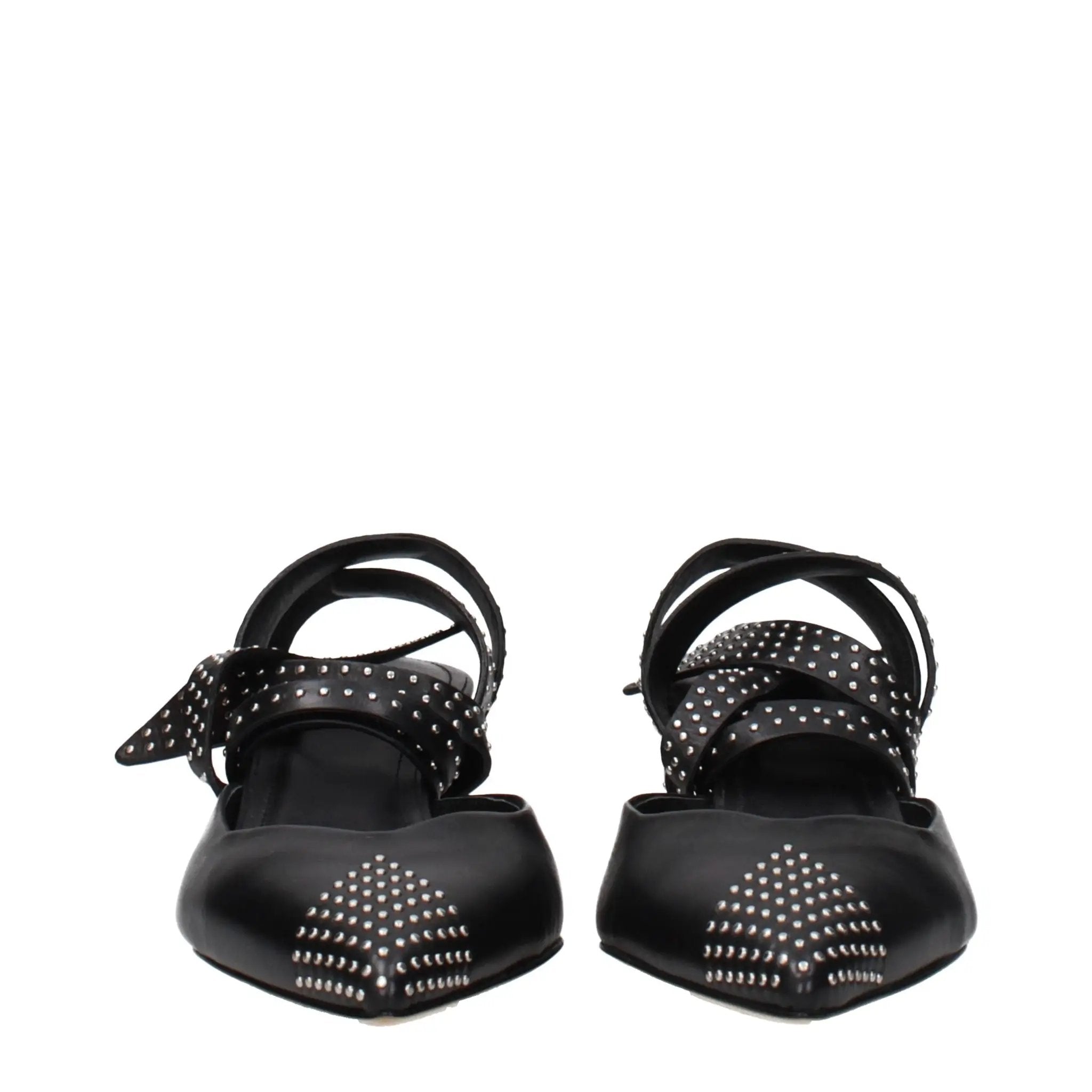 Isabel Marant Black Leather High Heel Pumps