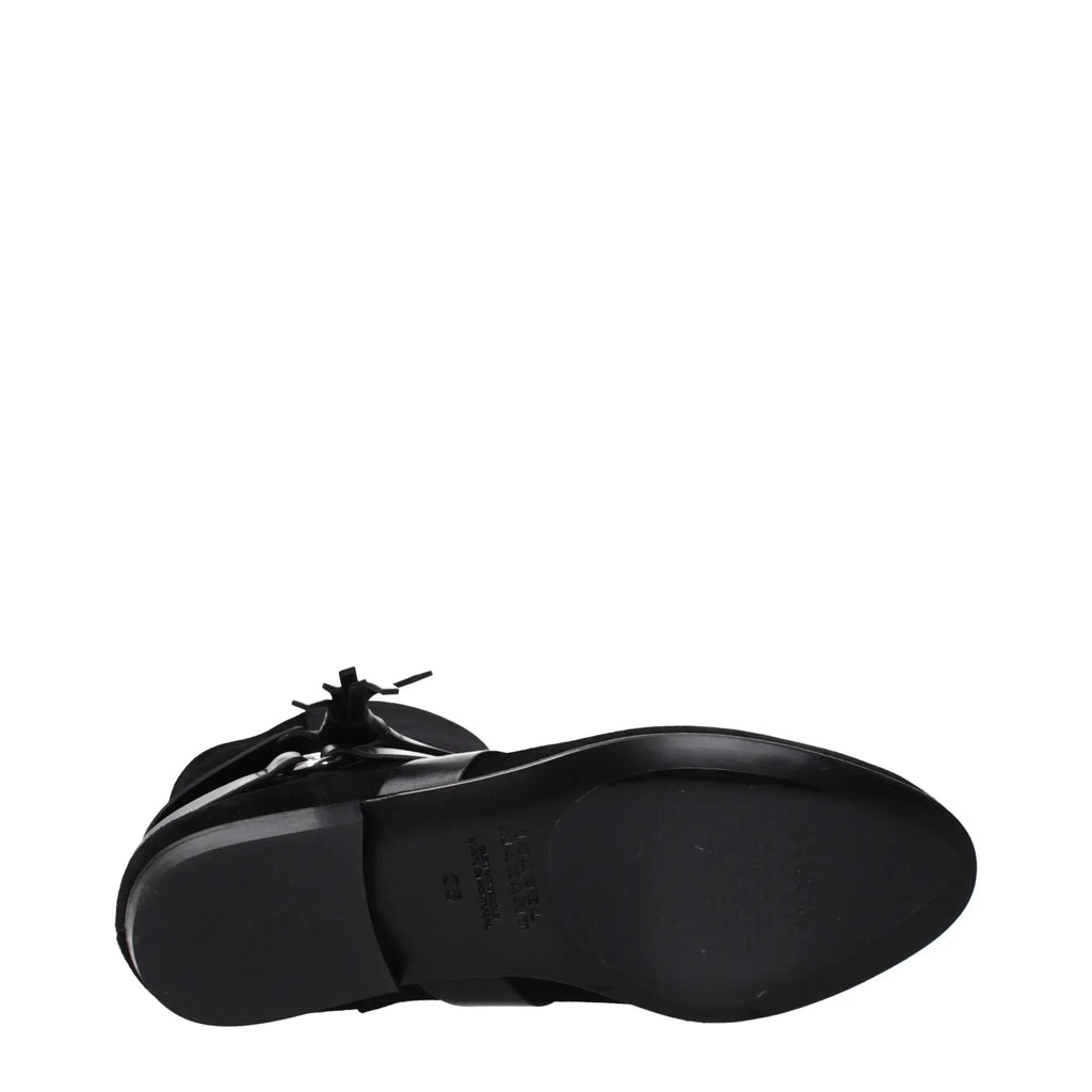 Bottes en cuir noir Isabel Marant