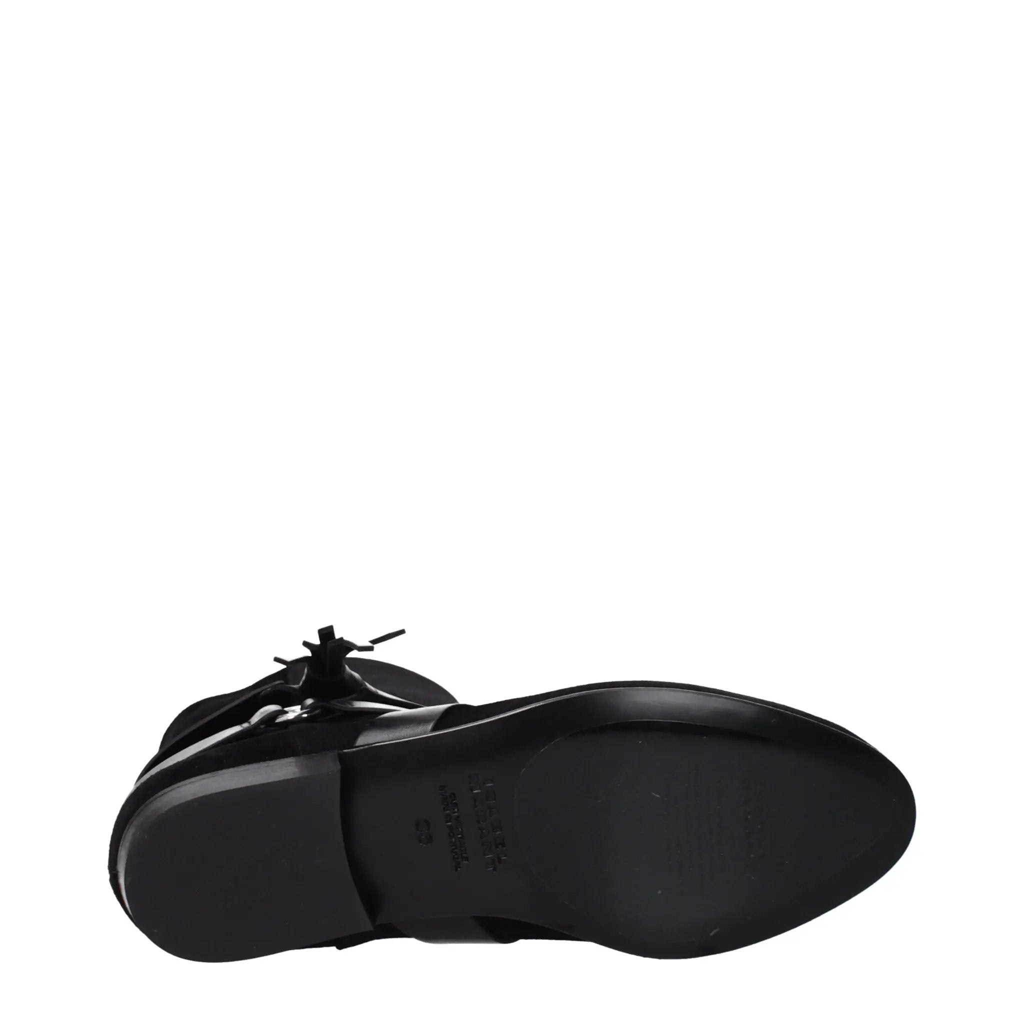 Bottes en cuir noir Isabel Marant