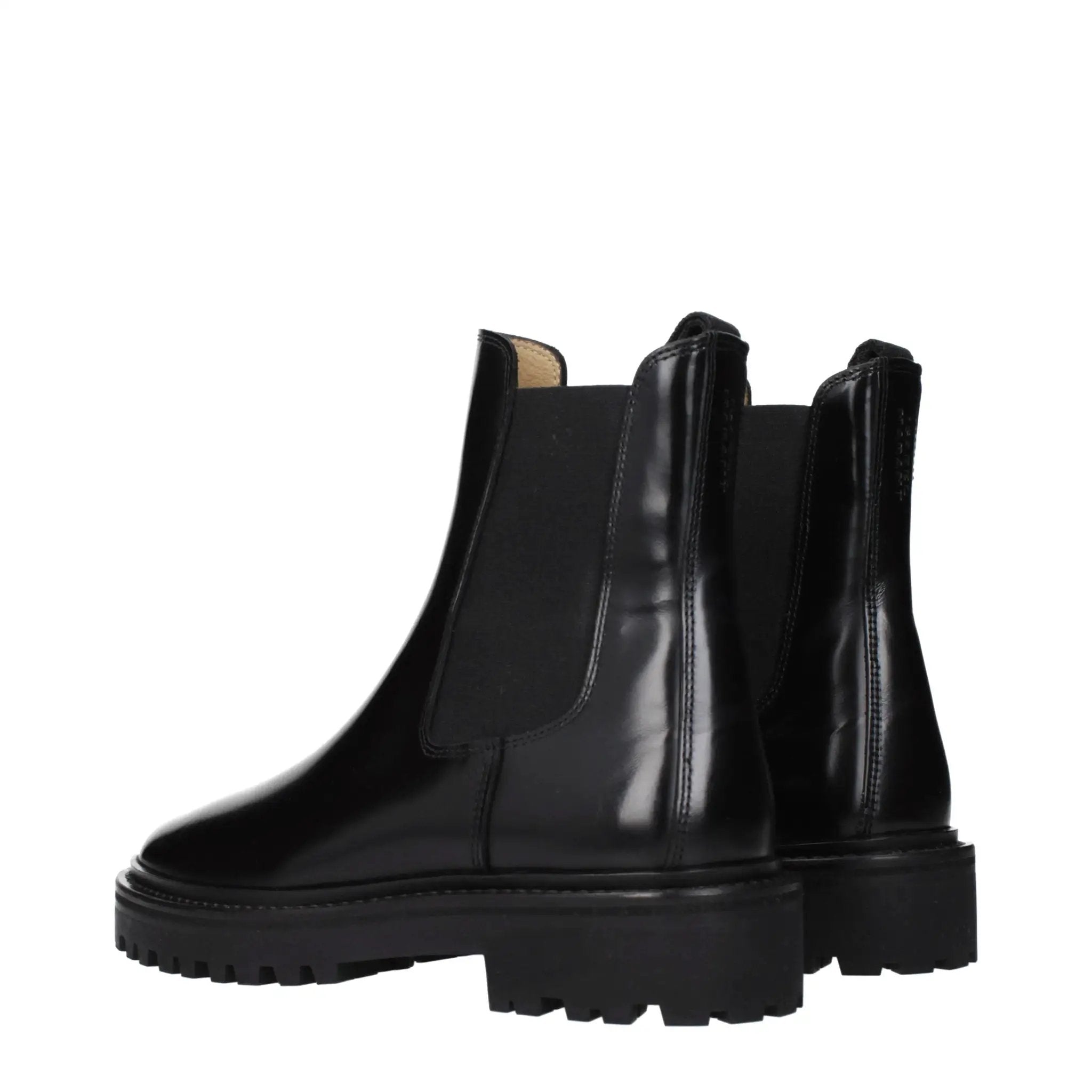 Isabel Marant Black Leather Ankle Boots