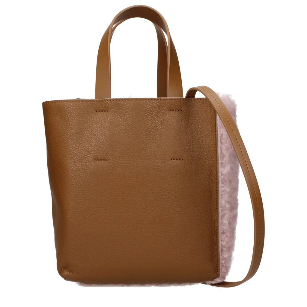 Sac à main Marni en cuir rose