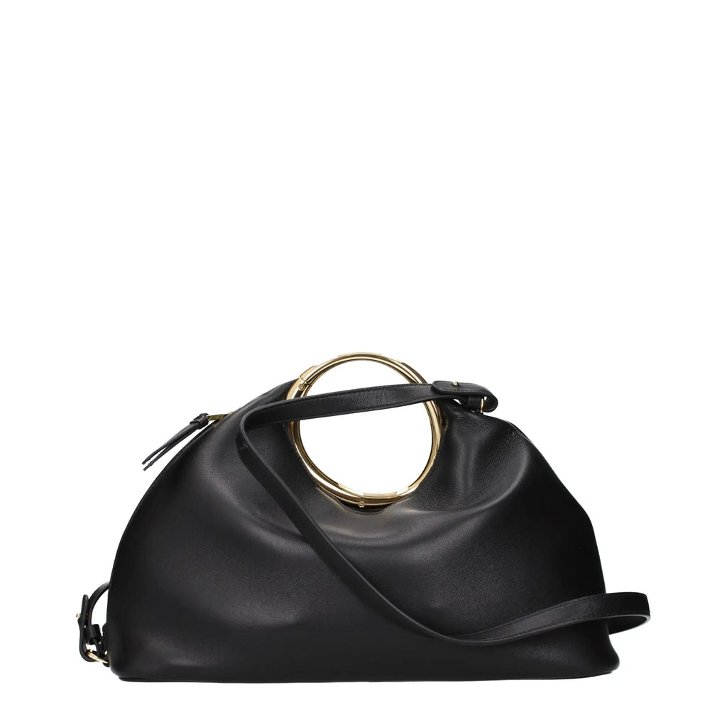 Jacquemus Black Leather Handbag