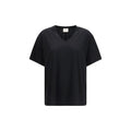 Khaite Black Cotton T-Shirt