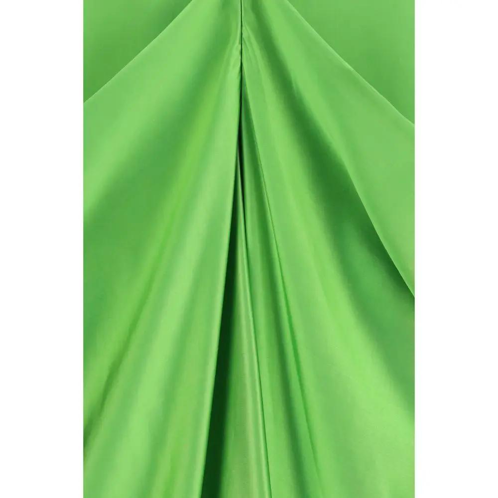 Khaite Bicolor Copper Cocktail Dress