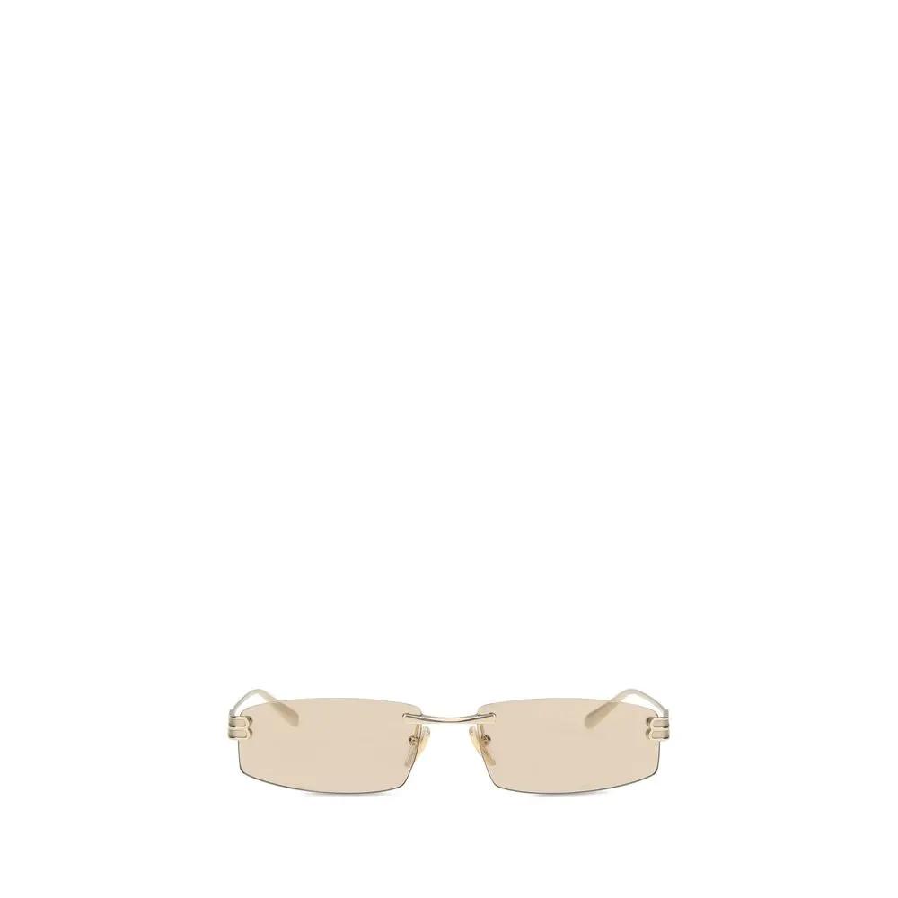 Lunettes de soleil Balenciaga beiges métallisées