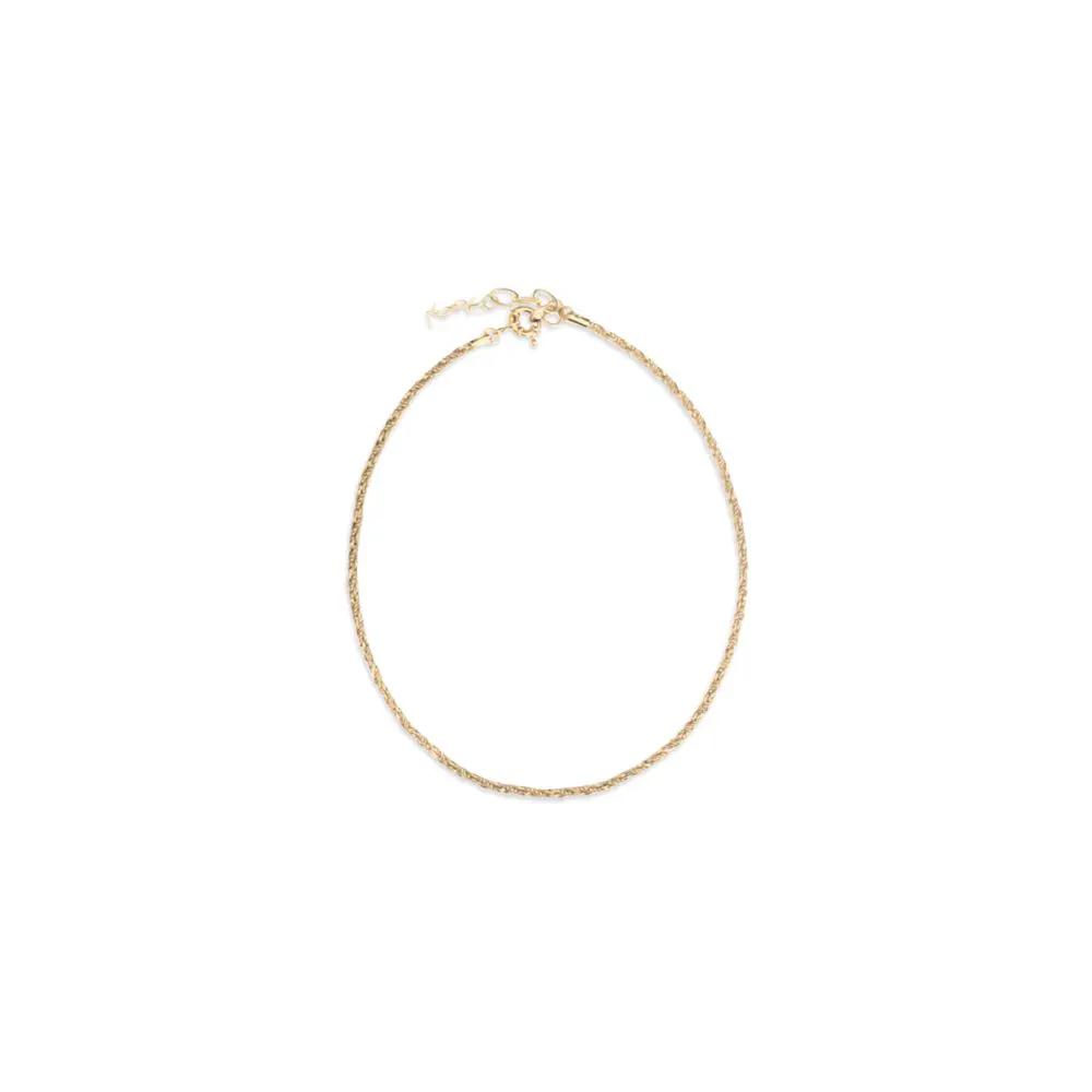Saint Laurent Gold Brass Necklace