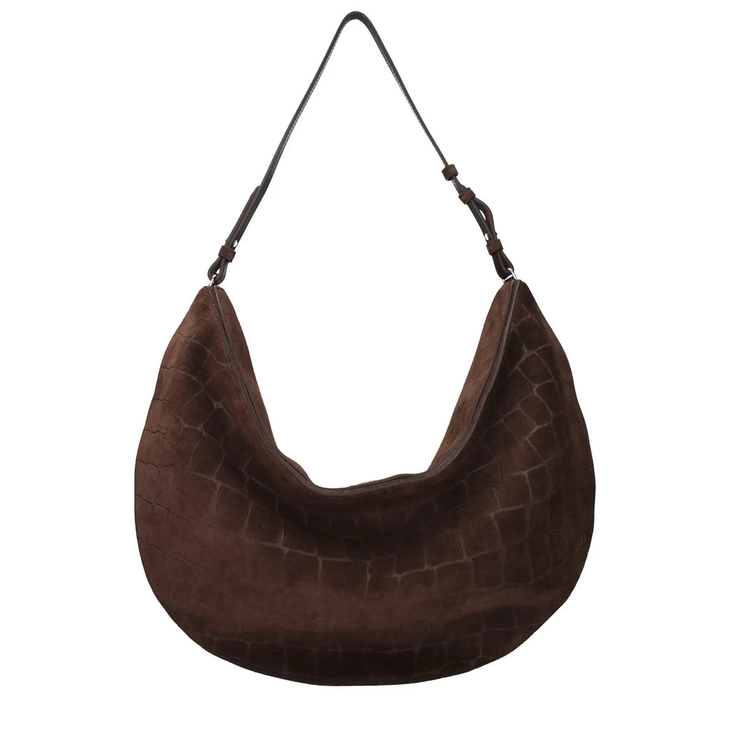 Sac à bandoulière en cuir marron Jacquemus