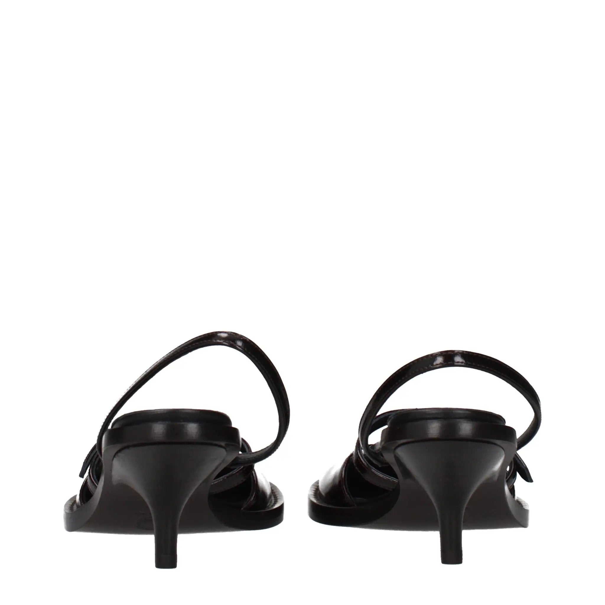 Dries Van Noten Brown Leather Sandals