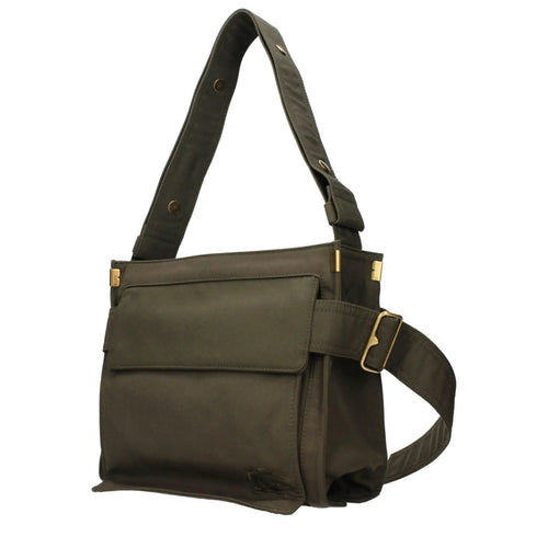 Sac à bandoulière en tissu vert Burberry
