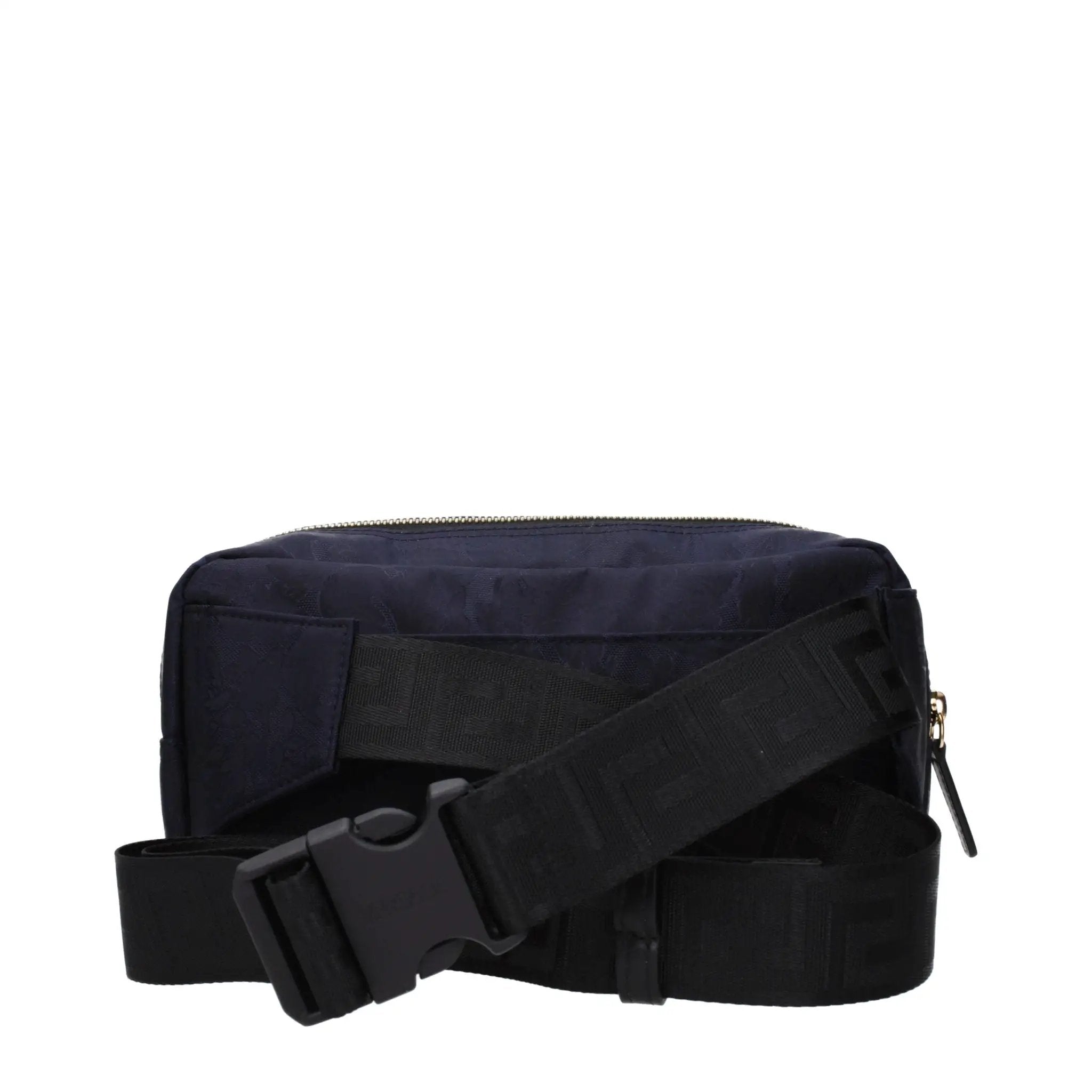 Versace Blue Fabric Backpack