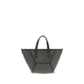 Sac bandoulière Bos Taurus en cuir de veau noir Brunello Cucinelli
