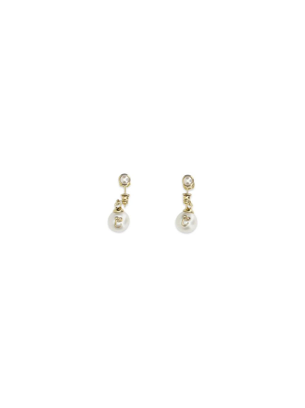 Chloé Gold Metal Earrings