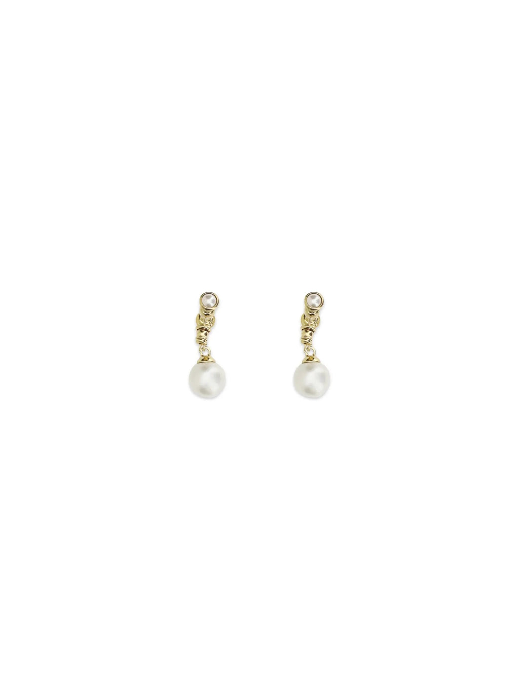 Chloé Gold Metal Earrings