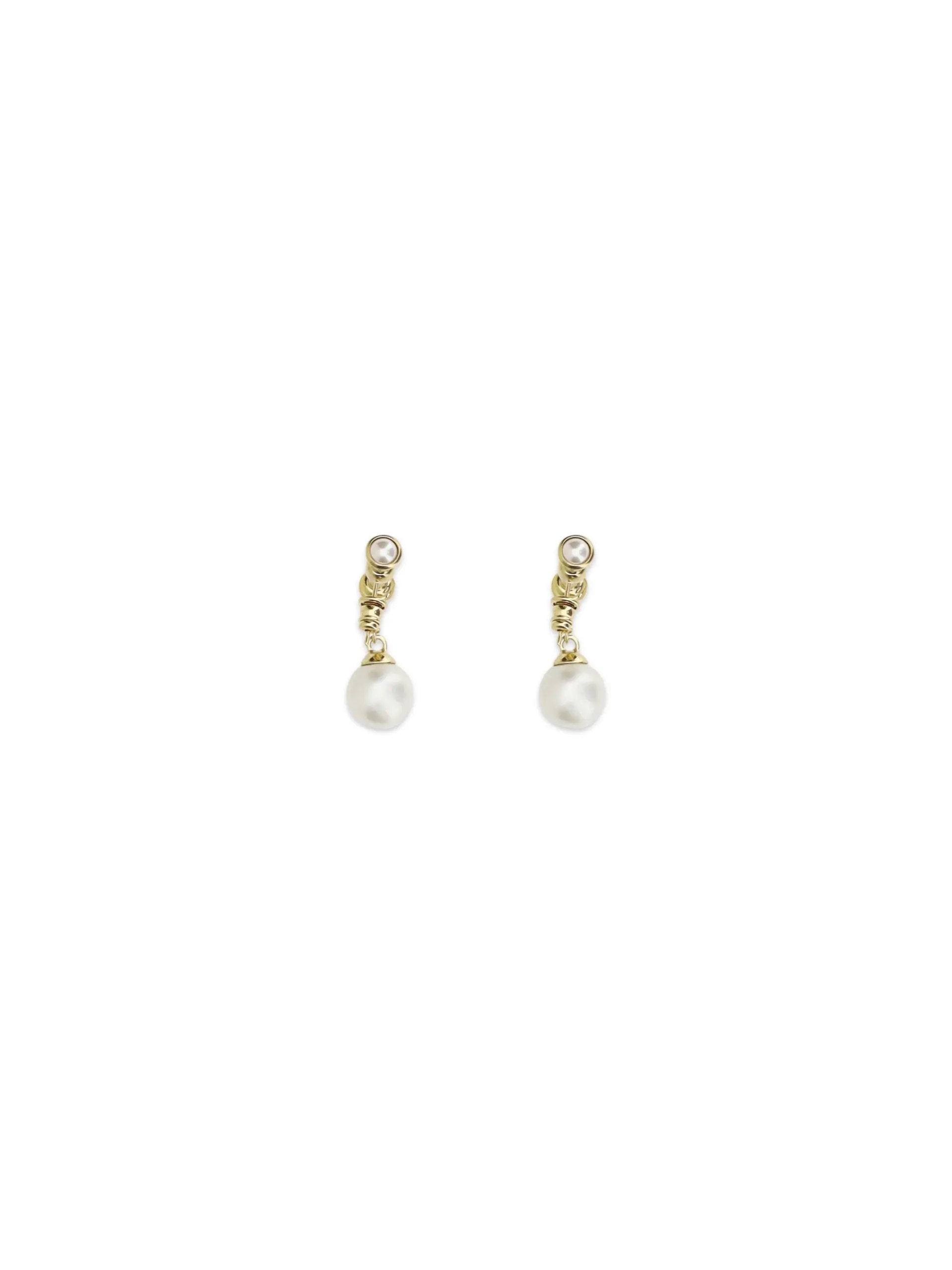 Chloé Gold Metal Earrings