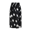 Khaite Black Silk Skirt