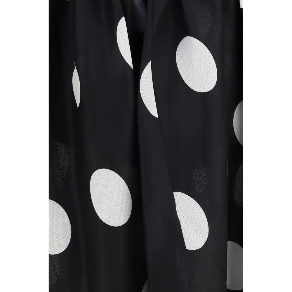 Khaite Black Silk Skirt
