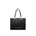 Dior Black Leather Tote Bag