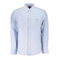 Tommy Hilfiger Azzurro Cotton Men's Shirt