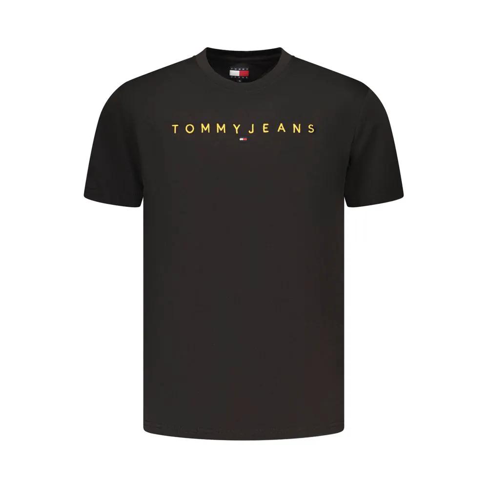 Tommy Hilfiger Black Cotton Men's T-Shirt